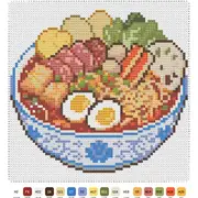 麻辣烫拼豆图纸