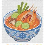 冬阴功汤拼豆图纸