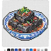 臭豆腐拼豆图纸